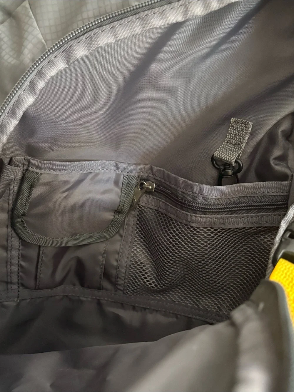 HIGH SIERRA Backpack Black W/ Yellow. School, Hiking, Travel